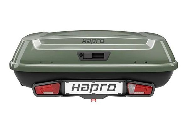 Náhled produktu - Zadní box Hapro Boxer L Sage Green Metalic +Hapro Boxer platform
