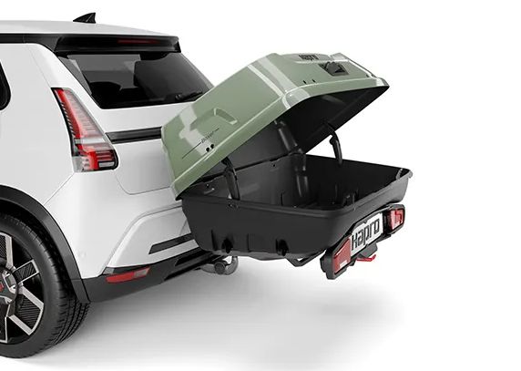 Náhled produktu - Zadní box Hapro Boxer L Sage Green Metalic +Hapro Boxer platform