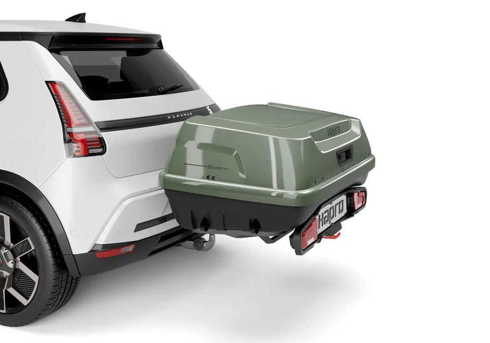 Náhled produktu - Zadní box Hapro Boxer M Sage Green Metalic +Hapro Boxer platform