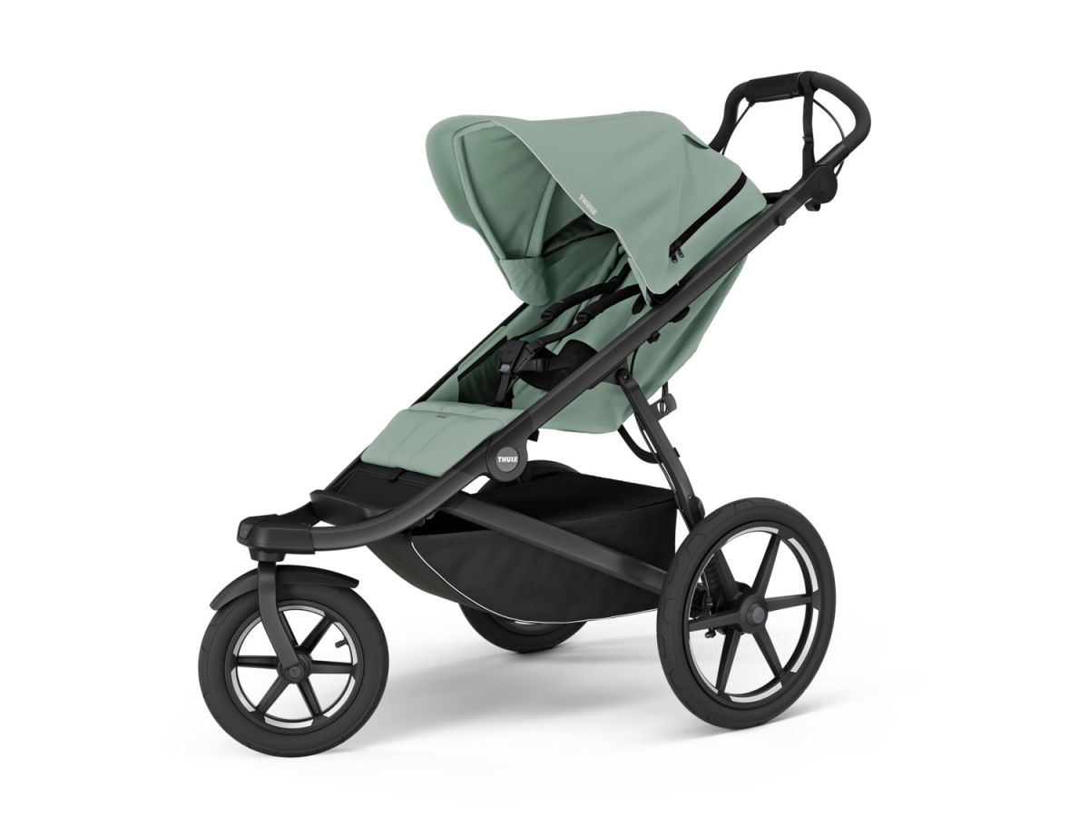 Náhled produktu - Thule Urban Glide 3 Mist Green - MB  + hluboká korba + ISOFIX Base Alfi + autosedačka Maple