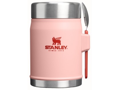 STANLEY Termoska jídelní se lžící/vidličkou The Legendary Classic Food Jar 400 ml/14oz Peach Rose