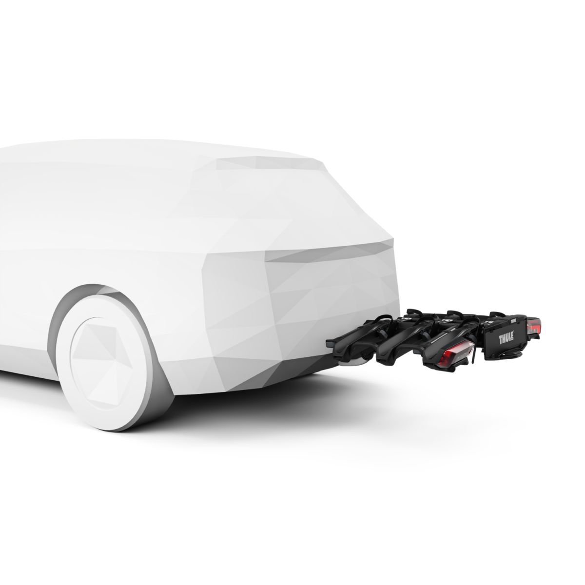 Náhled produktu - Thule Epos ParkSecure 3bike s parkovacími senzory + box Thule Santu + taška 9793