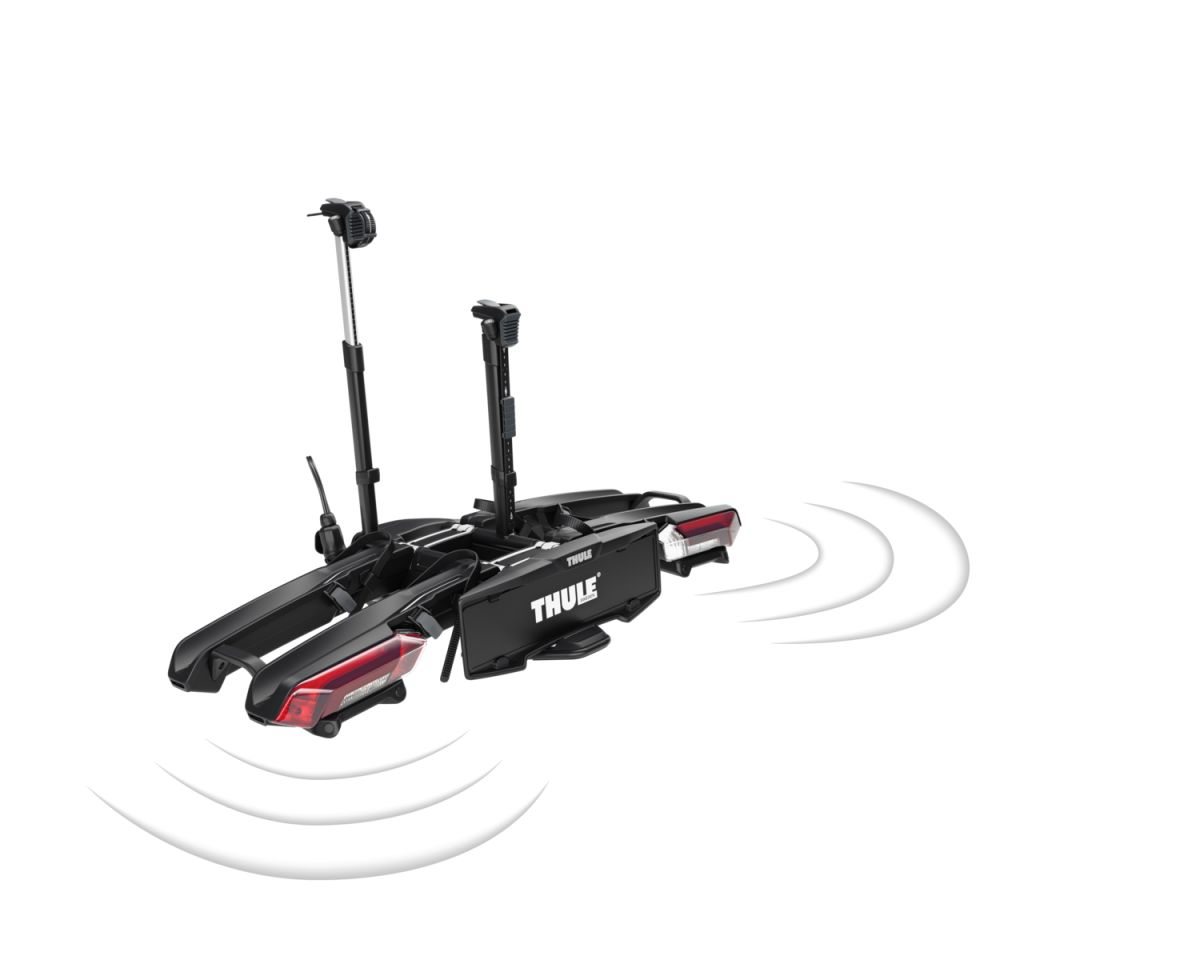 Náhled produktu - Thule Epos ParkSecure 2bike s parkovacími senzory + box Thule Santu