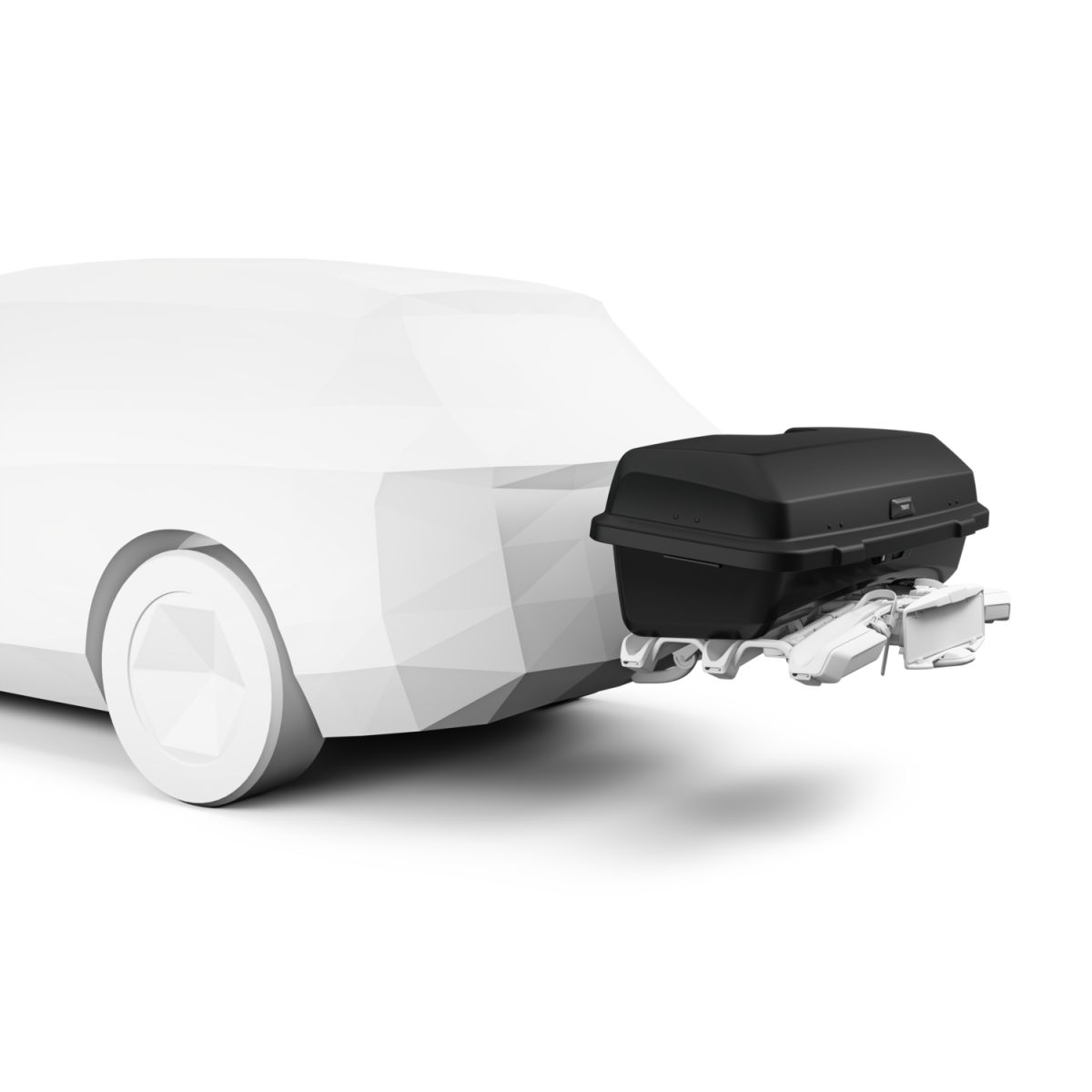 Náhled produktu - Thule Epos ParkSecure 3bike s parkovacími senzory + box Thule Santu