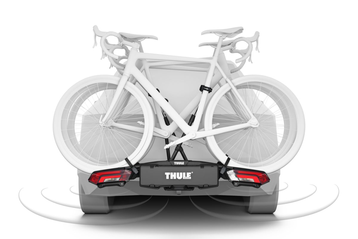Náhled produktu - Thule Epos ParkSecure 3bike s parkovacími senzory + taška 9793 + zámek 9785