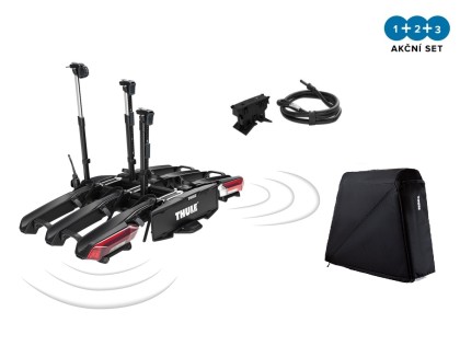 Náhled produktu - Thule Epos ParkSecure 3bike s parkovacími senzory + taška 9793 + zámek 9785