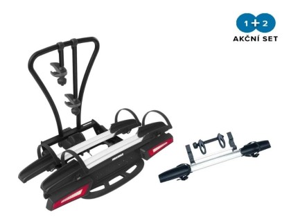 Náhled produktu - Nosič kol na tažné zařízení Yakima JustClick EVO 2 + adaptér na 3.kolo