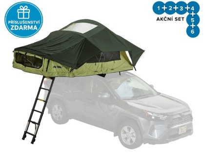Náhled produktu - Autostan YAKIMA SkyRise HD MD Green + příslušenství zdarma