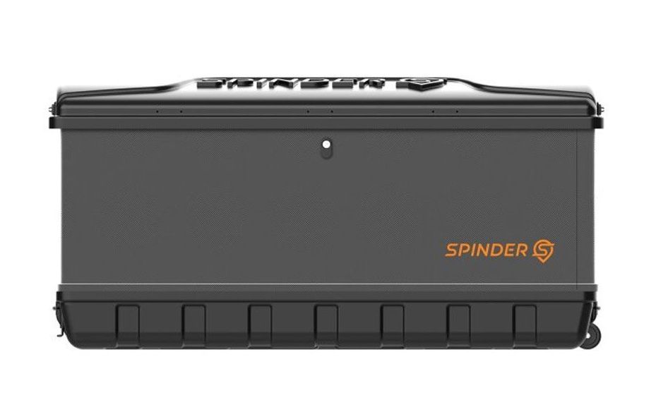 Náhled produktu - Zadní box na nosič na tažné zařízení Spinder BX1 Transport box - objem 550l / uzamykací / černý
