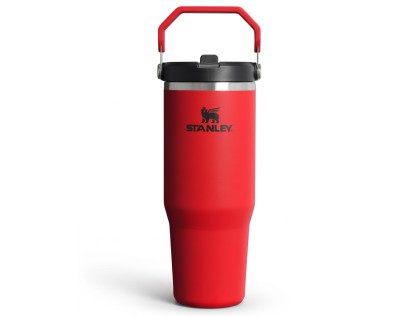 STANLEY Termoláhev s integrovanou slámkou The IceFlow™ Flip Straw 2.0 Tumbler 890 ml/30oz ChiliBlack