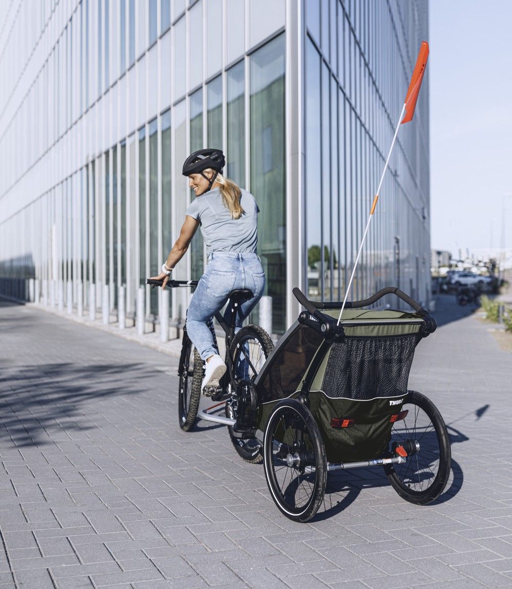 Náhled produktu - Thule Chariot Lite SINGLE Vintage Green