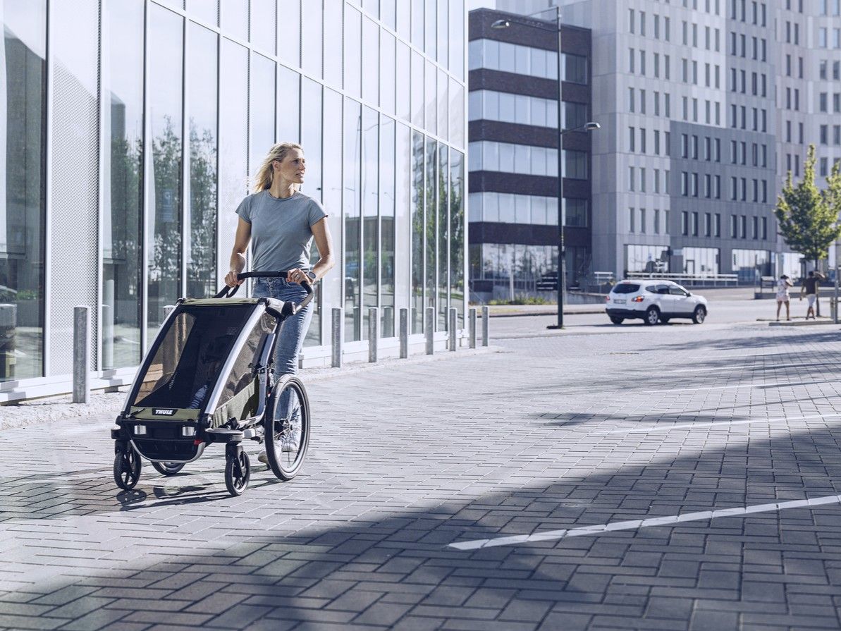 Náhled produktu - Thule Chariot Lite SINGLE Vintage Green