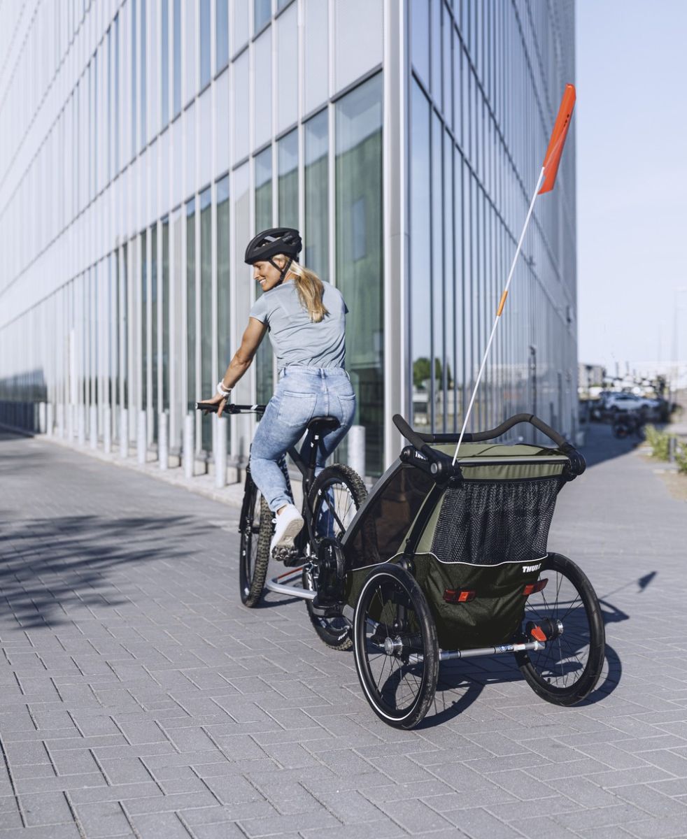 Náhled produktu - Thule Chariot Lite DOUBLE Vintage Green