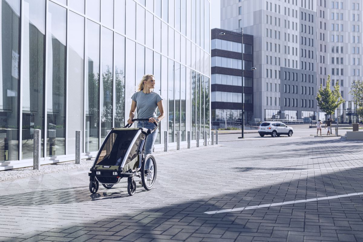 Náhled produktu - Thule Chariot Lite DOUBLE Vintage Green