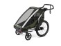 Thule Chariot Lite SINGLE Vintage Green + bike set + kočárkový set + běžecký set