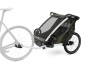 Thule Chariot Lite DOUBLE Vintage Green + bike set + kočárkový set + běžecký set