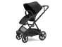 Thule Charm 2 in 1 Black + pláštěnky + ochranné sítě + Autosedačka Thule Maple + adaptéry