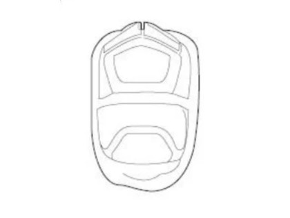 Crotch pad - Blue - Thule Chariot Sport (2017-X)