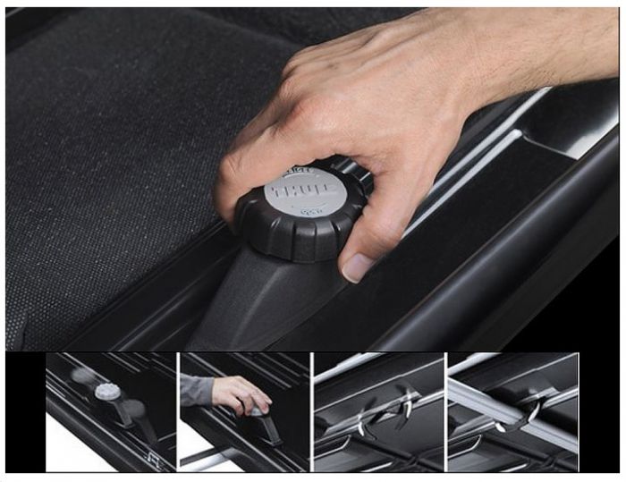 Náhled produktu - Střešní box Thule Touring Sport (600) Aeroskin antracit