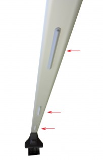 Deflektor aerodynamického hluku pro Alu nosiče (3ks)